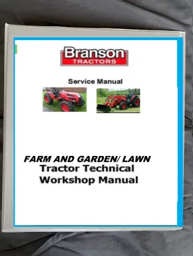 7845 Branson Tractor Service Repair Manual Printed Binder