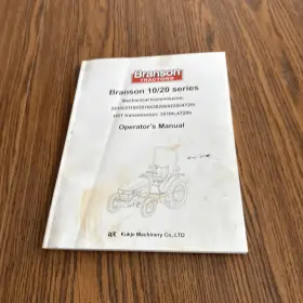 4720H BRANSON Operators Manual