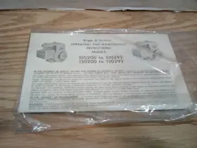 100200-100292 BRIGGS STRATTON Operating