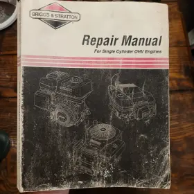 272147-3-99 BRIGGS STRATTON Repair Manual Single Cylinder