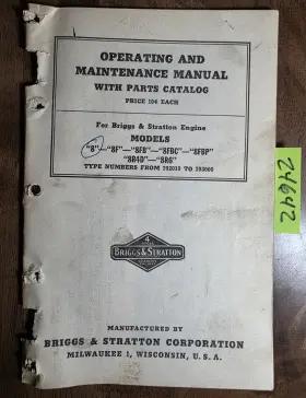 274241-53-5 BRIGGS STRATTON Engine Manual