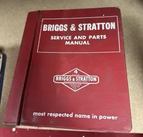 6000-40000 BRIGGS STRATTON Illustrated Manual