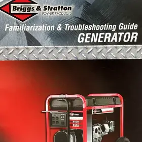 86262GS BRIGGS STRATTON Repair Generator Manual