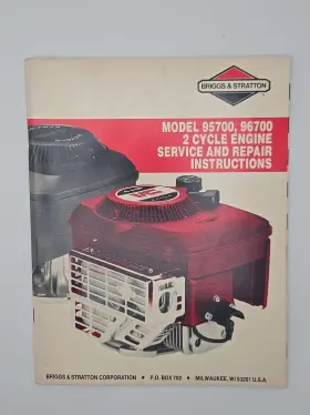 96700 BRIGGS STRATTON Cycle Engine Repair Manual