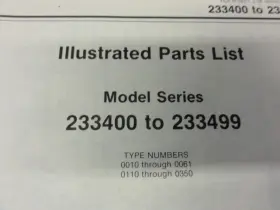 MS-5464-4-82 BRIGGS STRATTON Engine Illustrated Manual #2