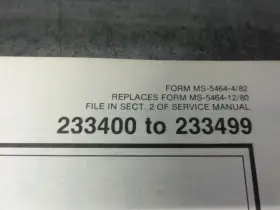 MS-5464-4-82 BRIGGS STRATTON Engine Illustrated Manual #3