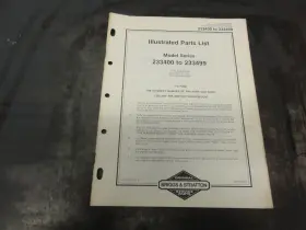 MS-5464-4-82 BRIGGS STRATTON Engine Illustrated Manual