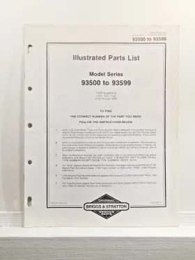 MS-7581-2-81 BRIGGS STRATTON Engine Illustrated