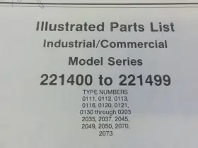 MS-7583-1-85 BRIGGS STRATTON Engine Illustrated Manual #3