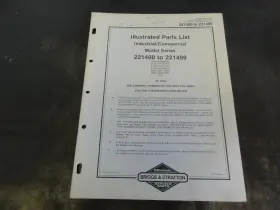 MS-7583-1-85 BRIGGS STRATTON Engine Illustrated Manual