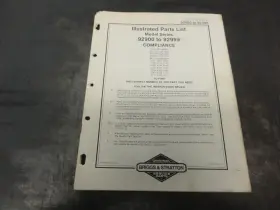 MS-8040-3-87 BRIGGS STRATTON Engine Illustrated Manual