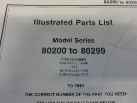 MS-8099-10-85 BRIGGS STRATTON Engine Illustrated Manual #2