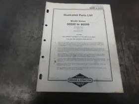 MS-8099-10-85 BRIGGS STRATTON Engine Illustrated Manual