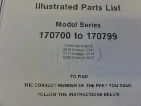 MS-8183-10-84 BRIGGS STRATTON Engine Illustrated Manual #2