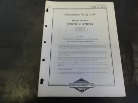 MS-8183-10-84 BRIGGS STRATTON Engine Illustrated Manual