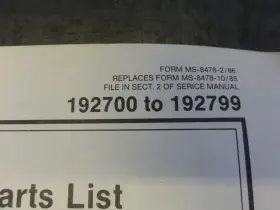 MS-8478-2-86 BRIGGS STRATTON Engine Illustrated Manual #3
