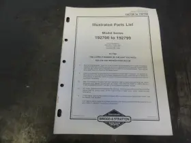 MS-8478-2-86 BRIGGS STRATTON Engine Illustrated Manual