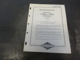 MS-8642-11-85 BRIGGS STRATTON Engine Illustrated