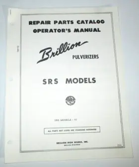 SRS-01 BRILLION Pulverizer Catalog Manual