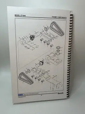 ZT1844 BRUSH BANDIT Stump Grinder Operations Manual #3