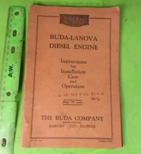 6-LD-463 BUDA-LANOVA Diesel Engine Fire Pump Care Manual