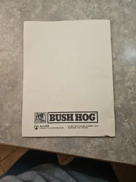 69574 BUSH HOG Flail Mower Operators Owners Manual #2