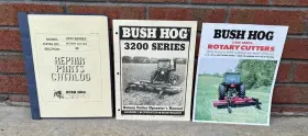 90122 BUSH HOG Rotary Mower Operator Manual Brochure Catalog