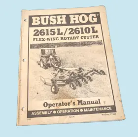 91306 BUSH HOG Flex Wing Rotary Cutter Operators Manual