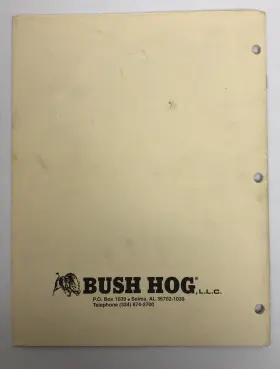 M146 BUSH HOG Front End Loaders Operators Manual #3