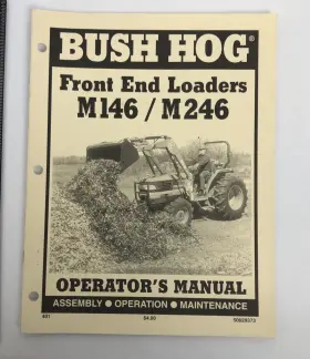 M146 BUSH HOG Front End Loaders Operators Manual