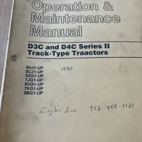 SEBU6731-01 C-D Cat Track Tractor Operation Manual #2