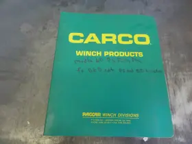 2528-F-3-15-83 CARCO Psm Psc Winch Service Operation Manual