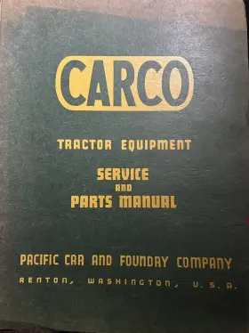 G-80-PS CARCO Winch Catalog Operator Service Repair Manual