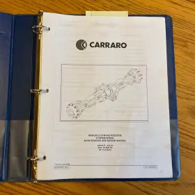 CA357025 CARRARO Drive Axle Service Repair Manual Rt