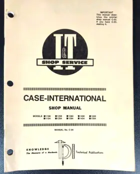 1194-1594 International Tractor Manual