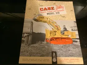 310-E Utility Crawler Tractor Loader Backhoe Page Brochure