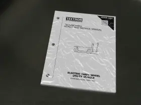 35996-G01 Cushman Chaser Electric Wheel Utility Service Book