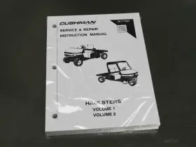 36117G01 Cushman Haulster Gas Utility Service Manual Repair