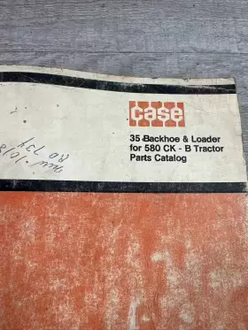 580CK-B Backhoe Loader Catalog Manual Book Tractor #2