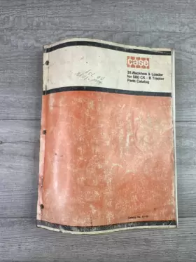 580CK-B Backhoe Loader Catalog Manual Book Tractor
