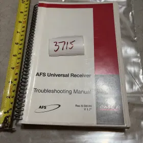 6-38590 Afs Receiver Troubleshooting Manual