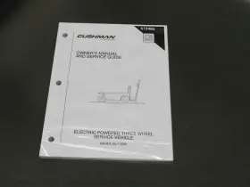 612485 Cushman Chaser Electric Wheel Operators Manual