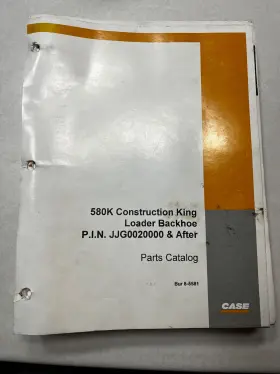 8-5581 Construction King Loader Backhoe Catalog