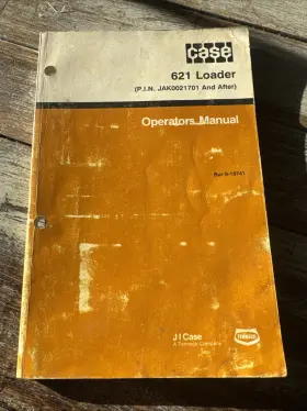 9-18741 Wheel Loader Operator Manual Book