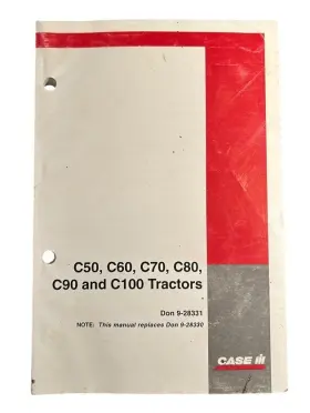 9-28331 Tractors Operators Manual