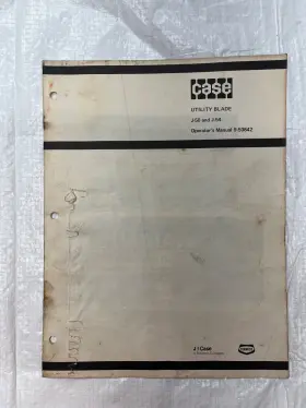 9-50842 Utility Blade Operators Manual