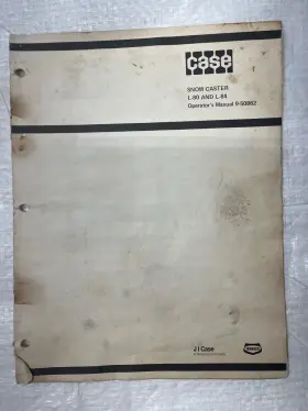 9-50862 Snowcaster Operators Manual