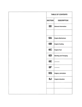 9-54850 Isuzu Engine Service Manual Repair Book #3