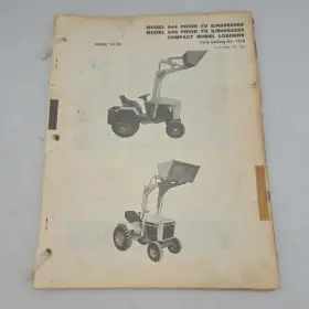 9663323 Prior Wheel Loader Tractor Manual