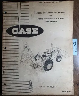 B924 Loader Backhoe Ck Construction King Tractor Manual